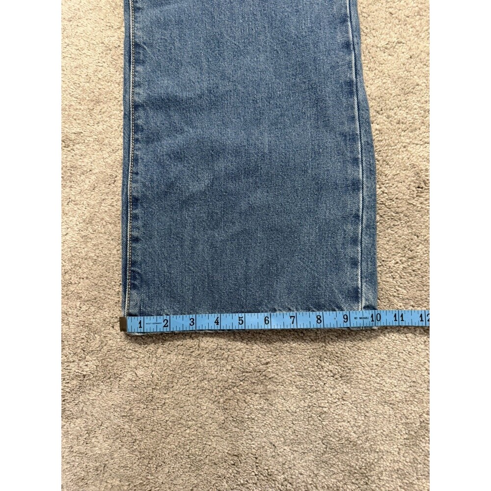 Levi's Premium 517 Sta-Prest Bootcut Jeans Men 38x30 Blue Denim NWT Big E Crease - Picture 4 of 10
